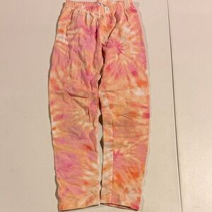 Cat & Jack Pink Orange Tie-Dye Leggings